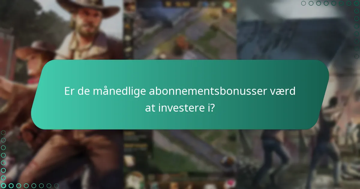 Hvor meget koster det månedlige abonnement?