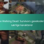 The Walking Dead: Survivors gavekoder til særlige karakterer