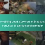 The Walking Dead: Survivors månedlige pas bonusser til særlige begivenheder