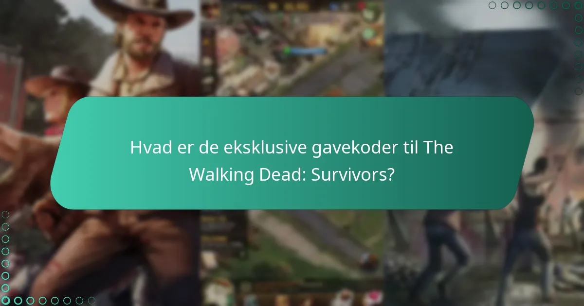 Hvordan indløser jeg gavekoder i The Walking Dead: Survivors?