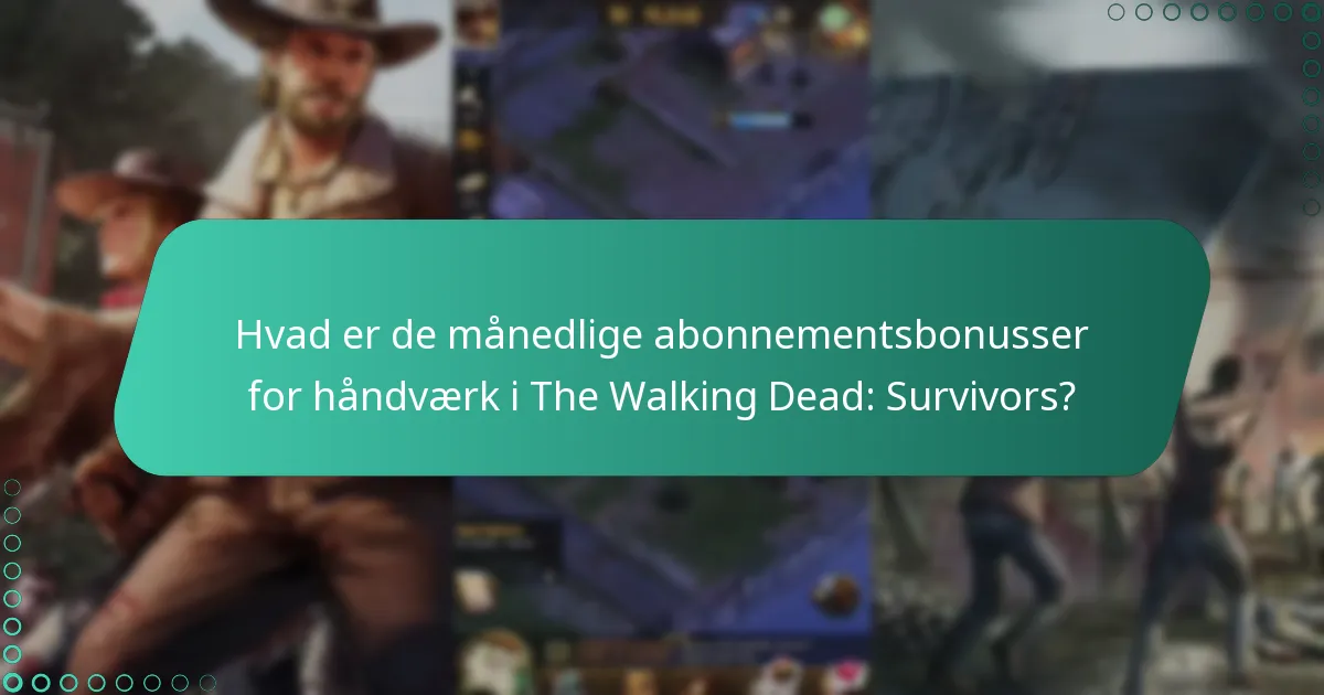 Hvordan fungerer håndværksmekanikkerne i The Walking Dead: Survivors?