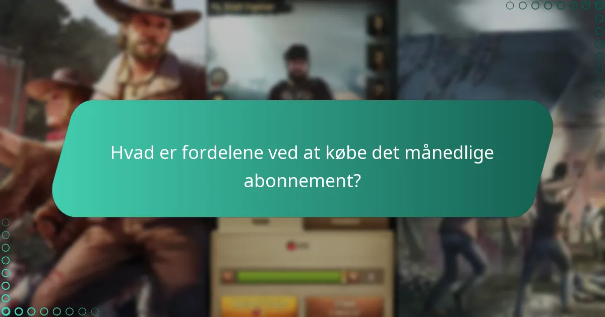 Hvor meget koster The Walking Dead: Survivors månedlige abonnement?