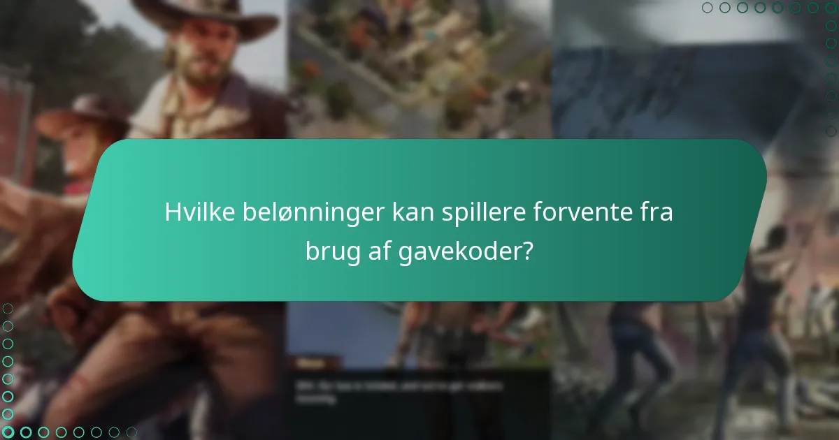 Hvilke belønninger kan spillere forvente fra brug af gavekoder?